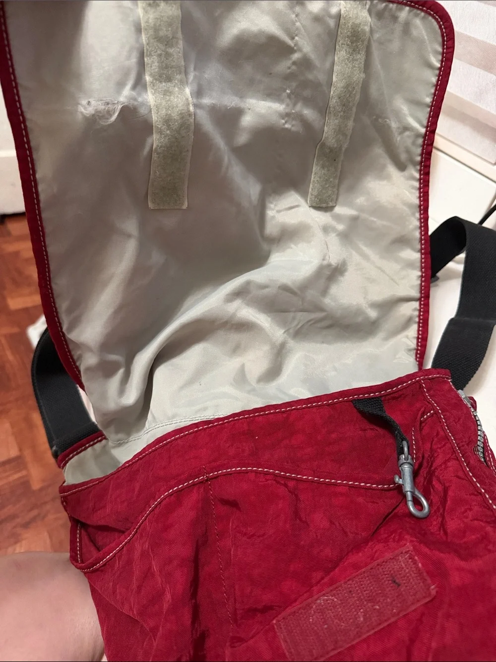 Kipling Dark Red Crossbody Shoulder Bag